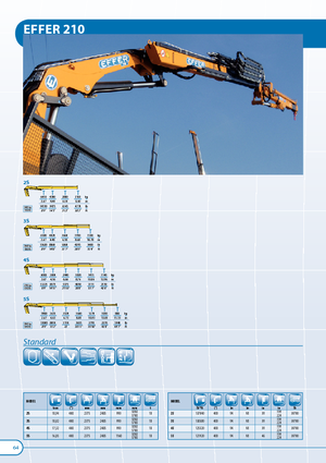 Hydrauliczne żurawie do załadunku Effer 210 6S