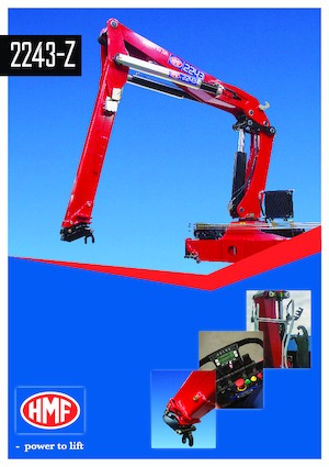 Hydrauliczne żurawie do załadunku HMF 2243-Z2-RCS