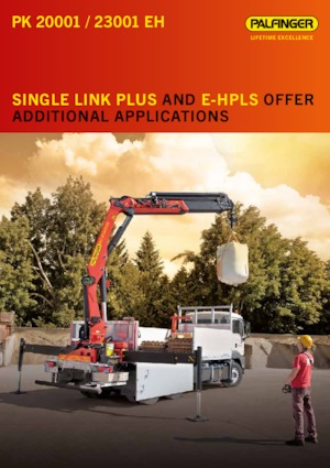Hydrauliczne żurawie do załadunku Palfinger 23001-EH C