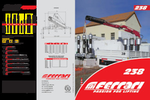 Hydrauliczne żurawie do załadunku Ferrari® 238 A2 
