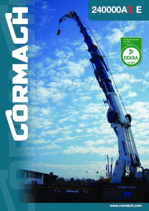 Hydrauliczne żurawie do załadunku Cormach 240000AX E9J404 HP