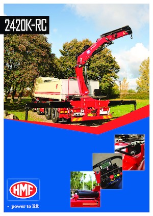 Hydrauliczne żurawie do załadunku HMF 2420-K4