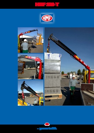 Hydrauliczne żurawie do załadunku HMF 260-T2
