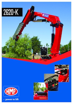 Hydrauliczne żurawie do załadunku HMF 2620-K5