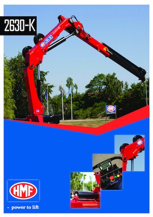 Hydrauliczne żurawie do załadunku HMF 2630-K3