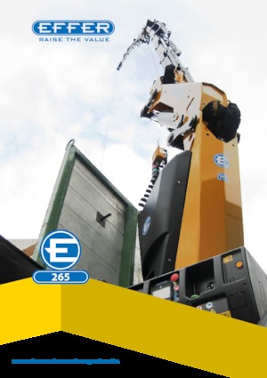 Hydrauliczne żurawie do załadunku Effer 265 4S