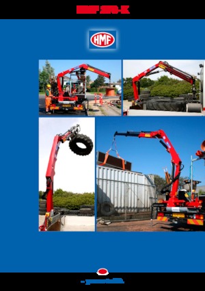 Hydrauliczne żurawie do załadunku HMF 270-K2-RC