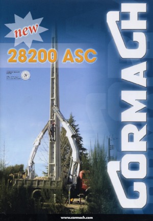 Hydrauliczne żurawie do załadunku Cormach 28200 E6 A.S.C.