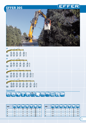 Hydrauliczne żurawie do załadunku Effer 305.11 3S