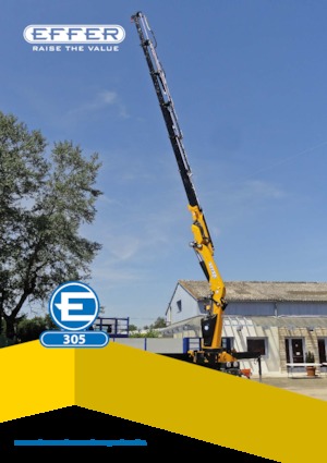 Hydrauliczne żurawie do załadunku Effer 305 5S