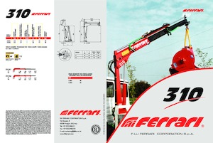 Hydrauliczne żurawie do załadunku Ferrari® 310R A1 