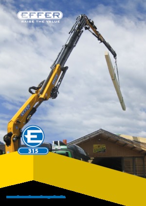 Hydrauliczne żurawie do załadunku Effer 315 6S