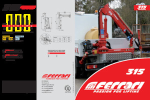 Hydrauliczne żurawie do załadunku Ferrari® 315 A2 