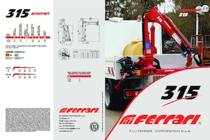 Hydrauliczne żurawie do załadunku Ferrari® 315R A2 