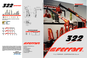 Hydrauliczne żurawie do załadunku Ferrari® 322 A2 