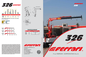 Hydrauliczne żurawie do załadunku Ferrari® 326 A2 