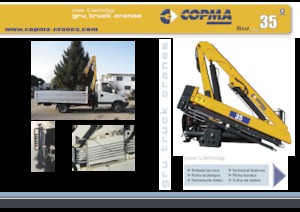 Hydrauliczne żurawie do załadunku COPMA 2000 35.2