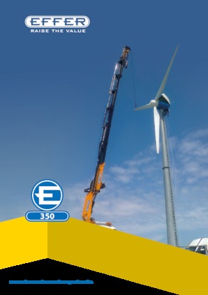 Hydrauliczne żurawie do załadunku Effer 350 4S