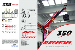 Hydrauliczne żurawie do załadunku Ferrari® 350 A4 