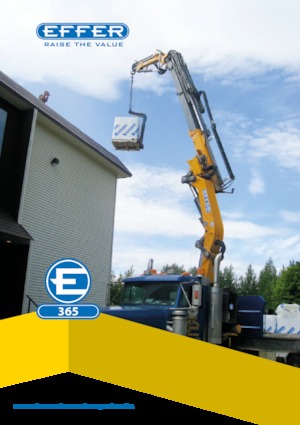 Hydrauliczne żurawie do załadunku Effer 365 4S