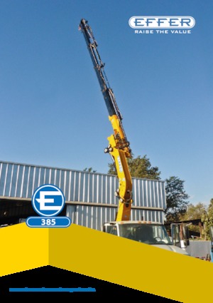 Hydrauliczne żurawie do załadunku Effer 385 6S