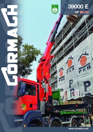 Hydrauliczne żurawie do załadunku Cormach 39000 E5F64 HP
