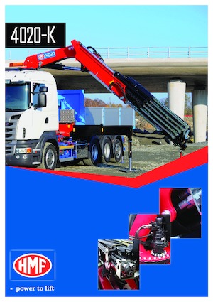 Hydrauliczne żurawie do załadunku HMF 4020-K4-RCS