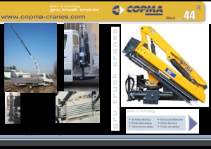 Hydrauliczne żurawie do załadunku COPMA 2000 44.2
