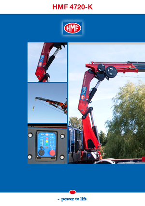 Hydrauliczne żurawie do załadunku HMF 4720 K 5