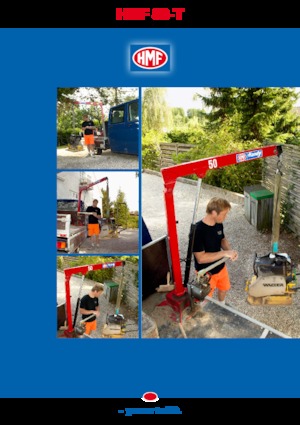 Hydrauliczne żurawie do załadunku HMF 50-T