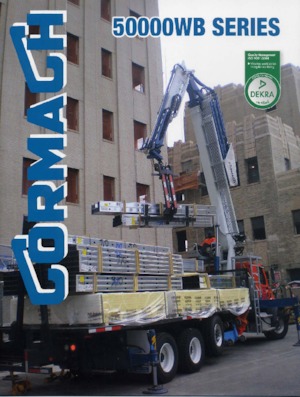 Hydrauliczne żurawie do załadunku Cormach 50000 WB95