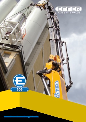 Hydrauliczne żurawie do załadunku Effer 505 8S