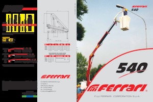 Hydrauliczne żurawie do załadunku Ferrari® 540 A2 