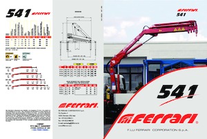 Hydrauliczne żurawie do załadunku Ferrari® 541 A3 