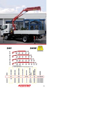 Hydrauliczne żurawie do załadunku Ferrari® 541R A1 