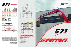 Hydrauliczne żurawie do załadunku Ferrari® 571 A3 