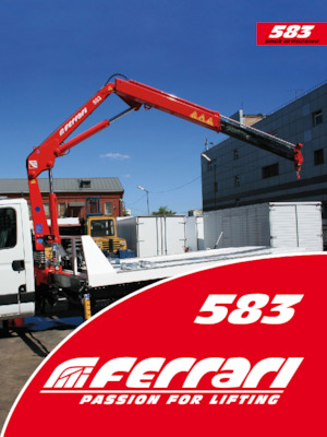 Hydrauliczne żurawie do załadunku Ferrari® 583 A3 J2