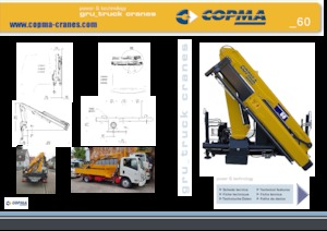 Hydrauliczne żurawie do załadunku COPMA 2000 60.4