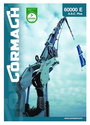 Hydrauliczne żurawie do załadunku Cormach 60000 E8F64 A.S.C. Plus