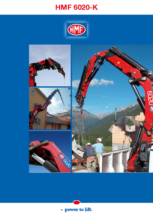 Hydrauliczne żurawie do załadunku HMF 6020-OK2
