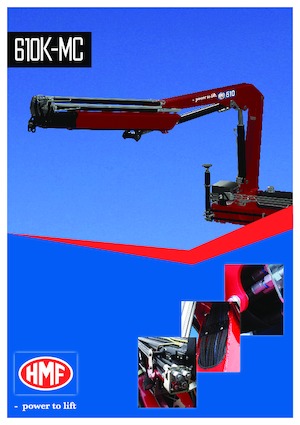 Hydrauliczne żurawie do załadunku HMF 610K-4