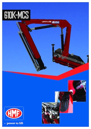 Hydrauliczne żurawie do załadunku HMF 610-K2-MCS
