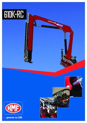 Hydrauliczne żurawie do załadunku HMF 610-K1-RC