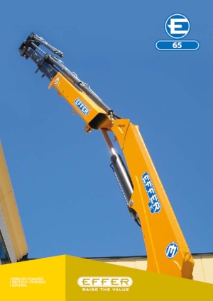 Hydrauliczne żurawie do załadunku Effer 65 4S