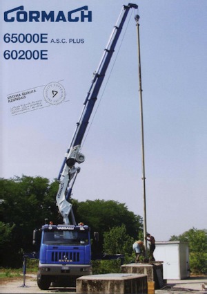 Hydrauliczne żurawie do załadunku Cormach 65000 E6F A.S.C. Plus