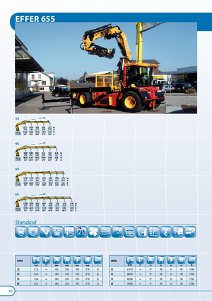 Hydrauliczne żurawie do załadunku Effer 655 3S