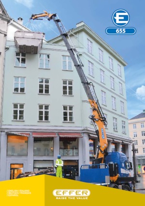 Hydrauliczne żurawie do załadunku Effer 655 4S