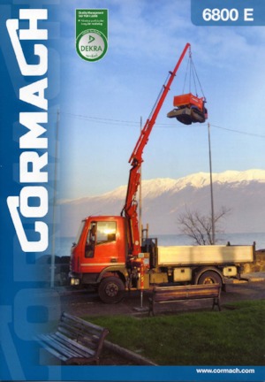 Hydrauliczne żurawie do załadunku Cormach 6800 E1