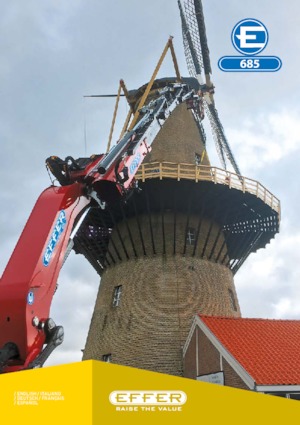 Hydrauliczne żurawie do załadunku Effer 685 6S