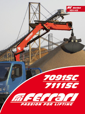 Hydrauliczne żurawie do załadunku Ferrari® 7091SC A2 